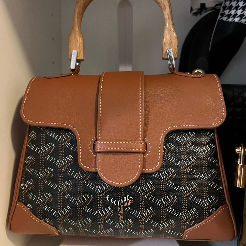 Goyard Brown and Black Women's Bag